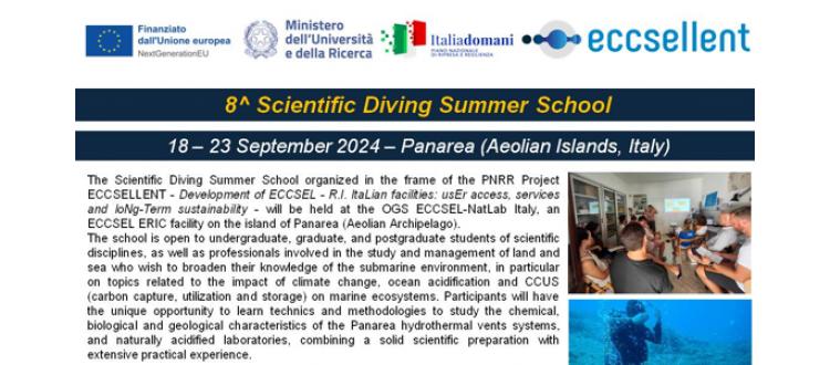 8° School di subacquea scientifica a Panarea