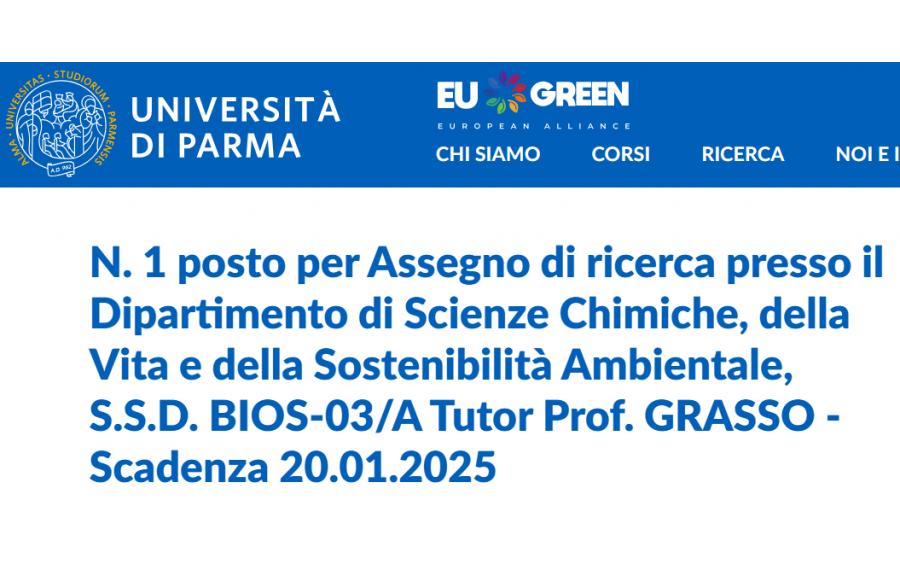 Assegno di ricerca: Monitoraggio della biodiversità ed etologia degli insetti attraverso la Citizen Science