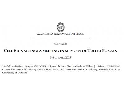 Convegno: Cell Signalling: a meeting in memory of Tullio Pozzan