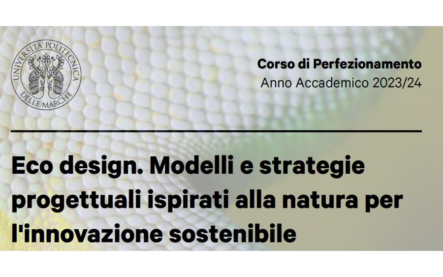 Eco design: Modelli e strategie progettuali ispirati alla natura per l’innovazione sostenibile